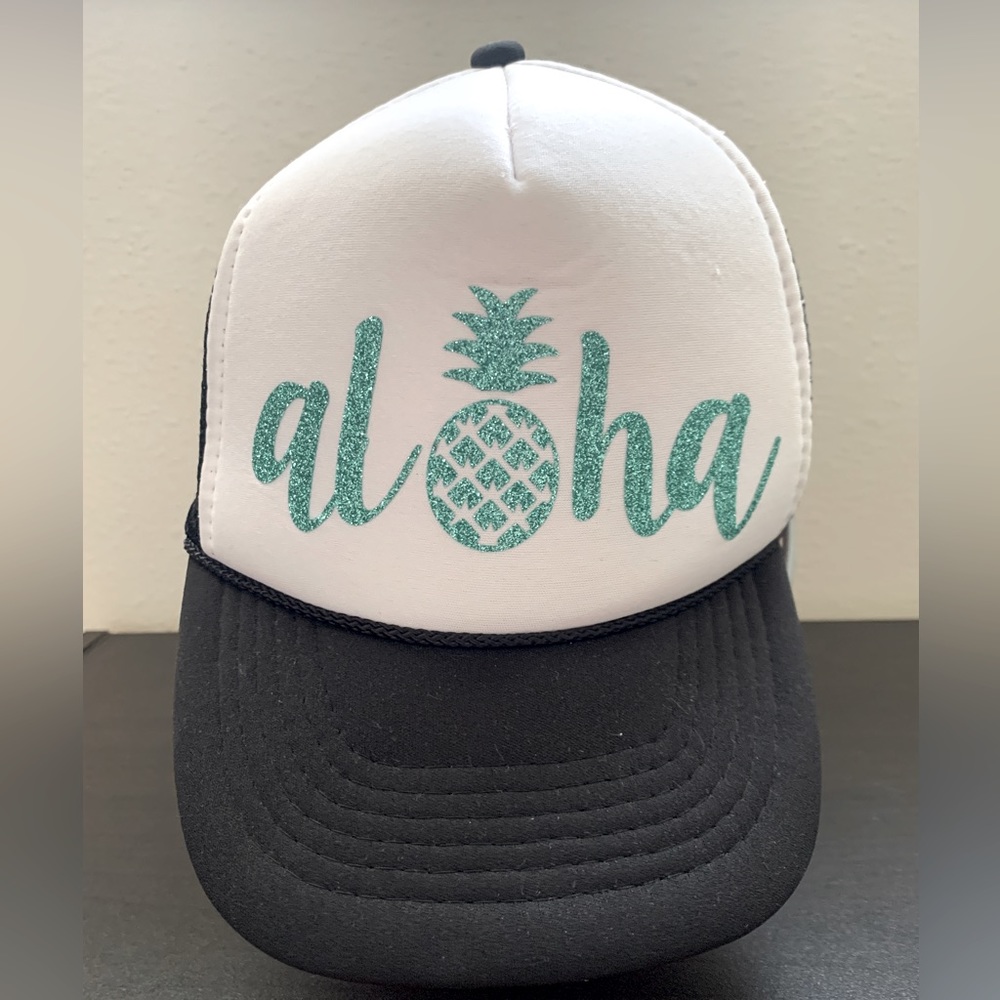 Aloha Girl’s Mesh Adjustable Trucker Hat